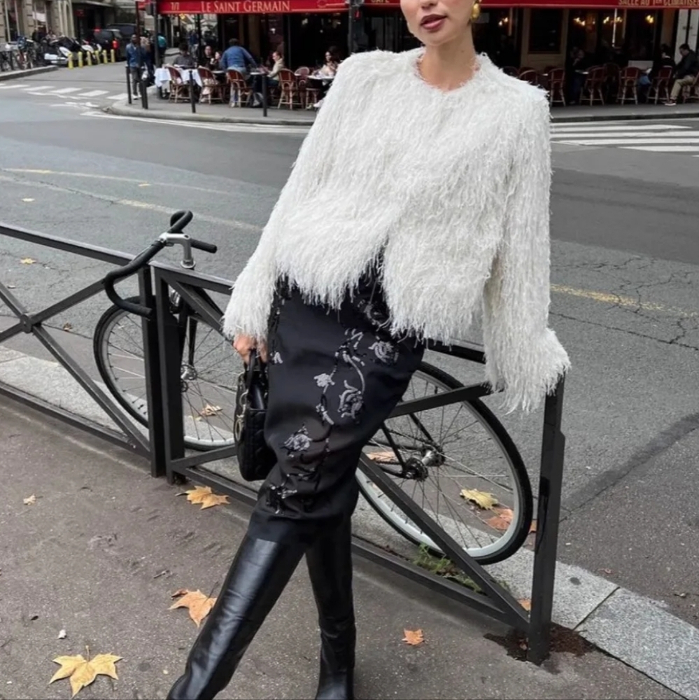 Jacket Clothes Short Faux-Fox Fur Coats - Picture 5 of 6